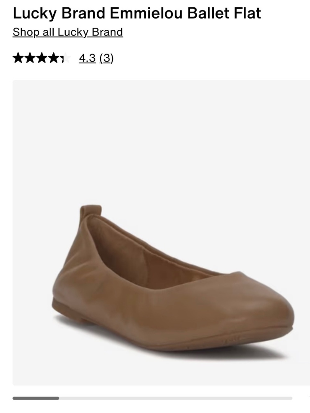 Lucky Brand Emmielou Ballet Flat